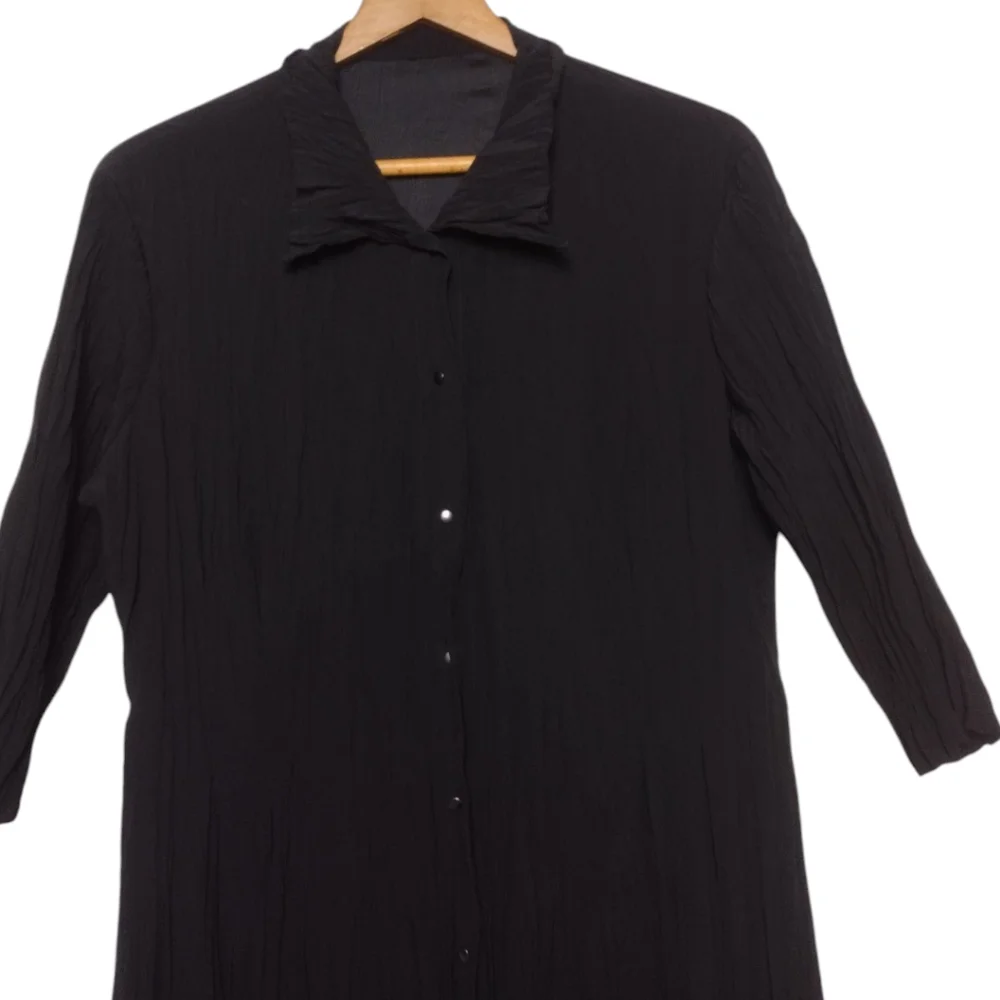 Babette Snap Front Crinkle Dress/Jacket - Picture 2 of 6